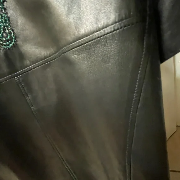 Versace Medusa Black Leather Top Size 10 USA Limited Edition Medusa Bondage 2002 - Picture 9 of 13